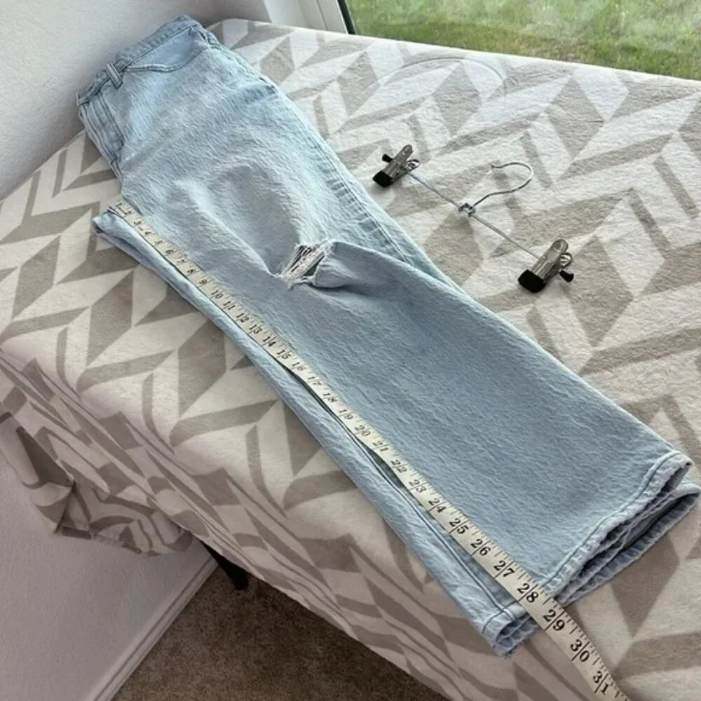 Madewell The Perfect Vintage Straight Jean in Westanna Wash size 28 - Picture 6 of 7